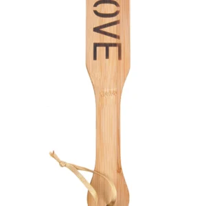 bambusowa packa kuchenna lekka trwała grawerowana miłość praktyczna ergonomiczna ekologiczna naturalna stylowa długość31cm szerokość57mm grubość6mm waga60g
